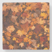 de herfst stenen onderzetter (Voorkant)