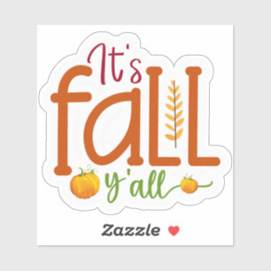 De herfst sticker