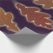 De herfst trekt gloed op Aangepaste kleur Cadeaupapier (Hoek)