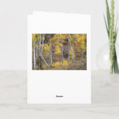 De herfst van Birthday van een Sjabloon van de ber (Achterkant)