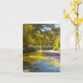 De herfst van Busiek denkt in het bijzonder aan uw Kaart (Gele Bloem)