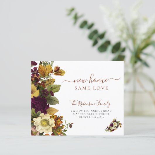 De herfst van de begroting botanische manuscript b (Staand voorkant)