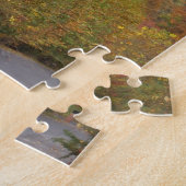De herfst van de bergen Jigzaag Puzzle Legpuzzel (Zijkant)