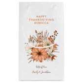 De herfst van de Bloemen van de Vloeiing Happy Tha Klein Cadeauzakje (Achterkant)