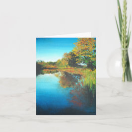 De Herfst van de Bomen Notitiekaartje