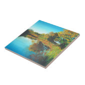 De Herfst van de Bomen Tegeltje (Zijkant)