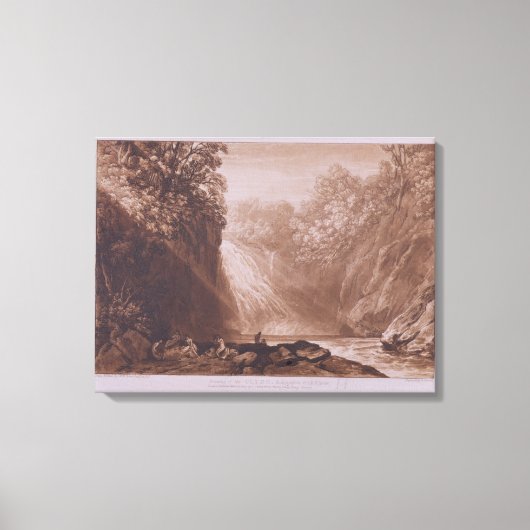De Herfst van de Clyde, gegraveerd door Charles Tu Canvas Afdruk (Voorkant)