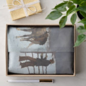 De Herfst van de Cowboy door Frederic Remington Tissuepapier (Geschenk)