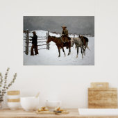 De Herfst van de Cowboy Poster (Keuken)