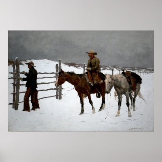 De Herfst van de Cowboy Poster (Voorkant)