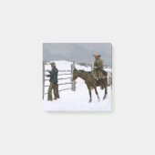 "De Herfst van de Cowboy" van Frederic Remington Post-it® Notes (Voorkant)