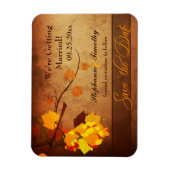 De herfst van de douane verlaat in nood sparen de  magneet (Verticaal)