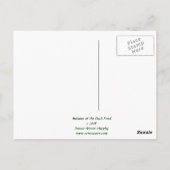 De herfst van de Duck Pond Briefkaart (Achterkant)