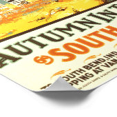 De herfst van de Dunes-South Shore Line Poster (Hoek)