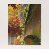 De herfst van de Glen Puzzle Legpuzzel (Verticaal)