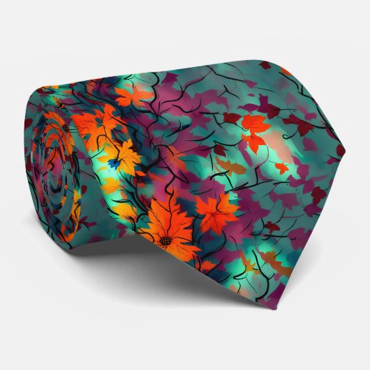 De Herfst van de herfst Stropdas (Opgerold)