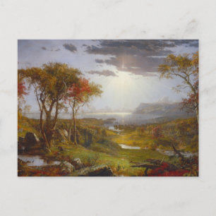 De herfst van de Hudson Briefkaart