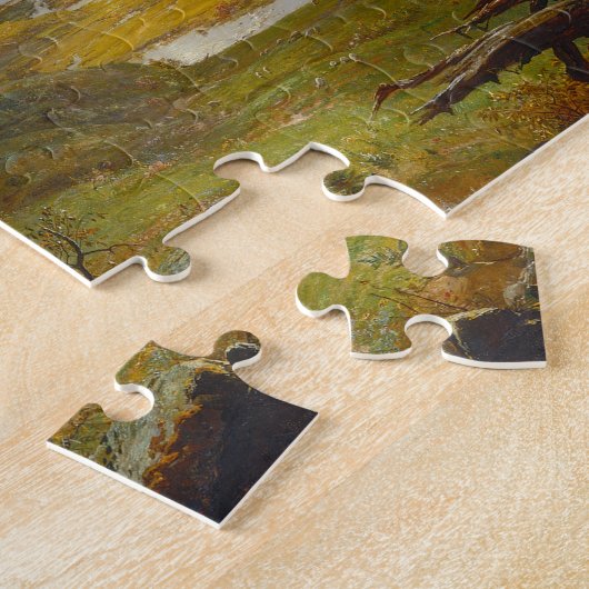 De herfst van de Hudson Legpuzzel (Zijkant)