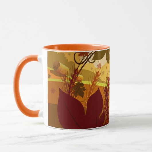 De herfst van de Mok van de Bossen verliet de Birt (Links)