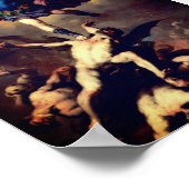 De Herfst van de Rebel Angels (Luca Giordano) Poster (Hoek)