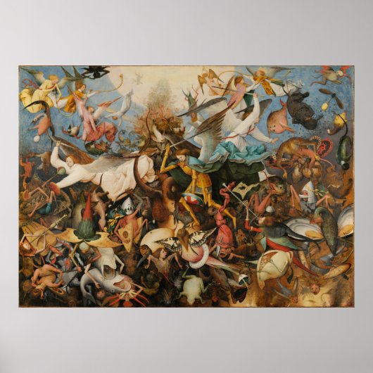 De Herfst van de Rebel Angels - Pieter Bruegel 156 Poster (Voorkant)