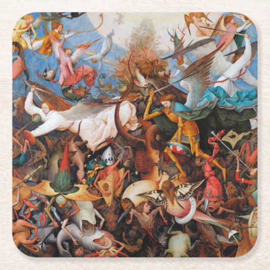 De Herfst van de Rebel Angels, Pieter Bruegel Kartonnen Onderzetters (Voorkant)