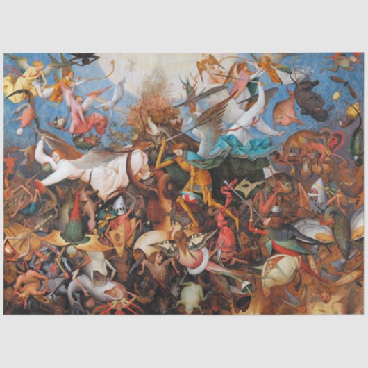 De Herfst van de Rebel Angels, Pieter Bruegel Tissuepapier (Voorkant)