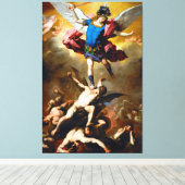 De Herfst van de RebellenAngels van Luca Giordano  Canvas Afdruk (Insitu (Houten vloer))