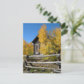 De herfst van de Rockies Briefkaart (Staand voorkant)