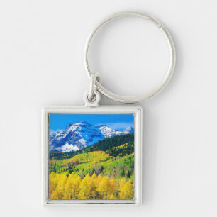 De herfst van de Rockies Sleutelhanger
