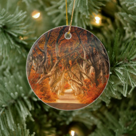 De herfst van de Thicket Keramisch Ornament