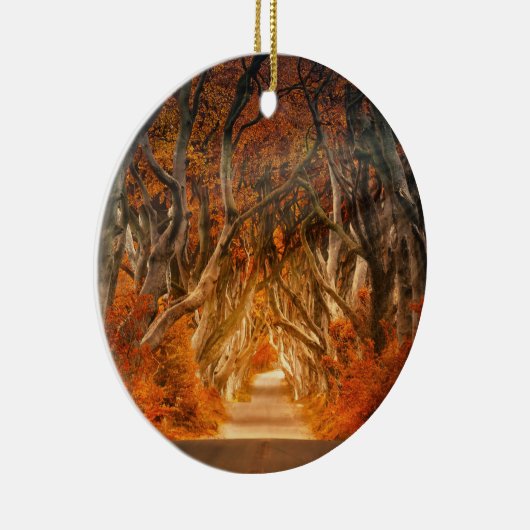 De herfst van de Thicket Keramisch Ornament (Rechts)