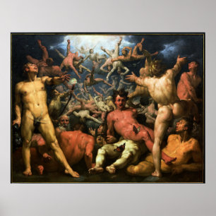 De Herfst van de Titans Cornelis van Haarlem Poster
