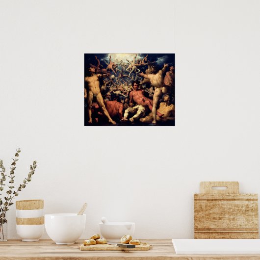 De Herfst van de Titans Poster (Keuken)