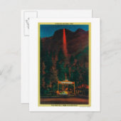 De Herfst van de Vuur van Gletier Point Briefkaart (Voorkant / Achterkant)