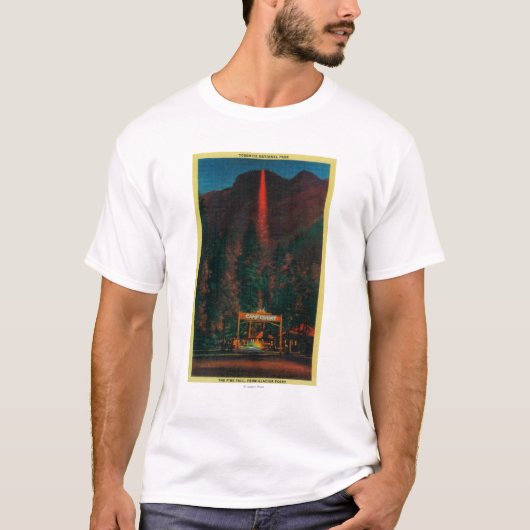 De Herfst van de Vuur van Gletier Point T-shirt (Voorkant)