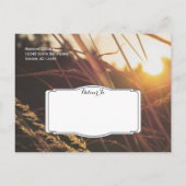 De Herfst van de Zondag van de herfst sparen de Br Aankondigingskaart (Achterkant)