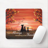 De herfst van de Zonnetijd altijd Thankful Muismat (Met muis)