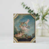 De herfst, van een reeks van de Vier Zeven Briefkaart (Staand voorkant)