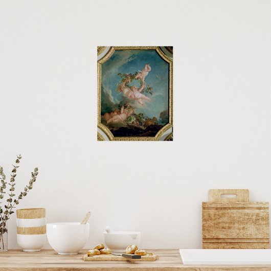 De herfst, van een reeks van de Vier Zeven Poster (Keuken)