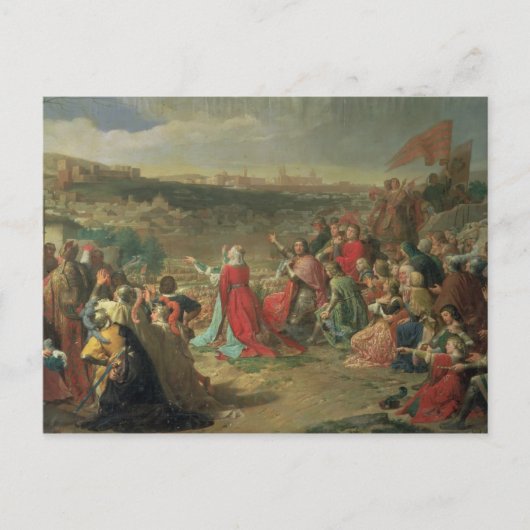 De Herfst van Granada in 1492, 1890 Briefkaart (Voorkant)