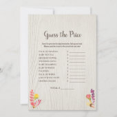 De herfst van het Bosdier raadt het prijsschotelsp Kaart (Voorkant)