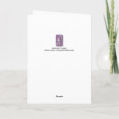 De Herfst van het hallo Feestdagen Kaart (Achterkant)