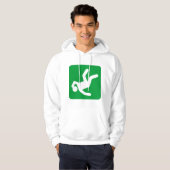 De Herfst van het Man - Grass Green Hoodie (Voorkant volledig)
