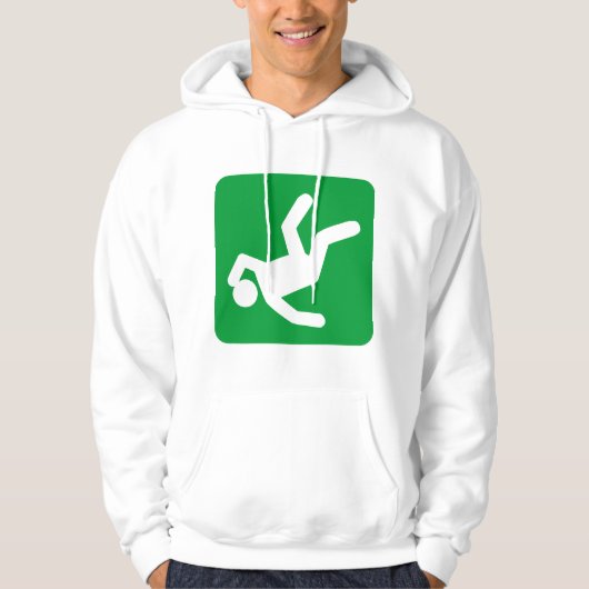 De Herfst van het Man - Grass Green Hoodie (Voorkant)