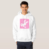 De Herfst van het Man - Roze Hoodie (Voorkant volledig)