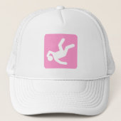 De Herfst van het Man - Roze Trucker Pet (Voorkant)