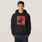 De Herfst van het Man - Tropisch roze Hoodie (Voorkant volledig)