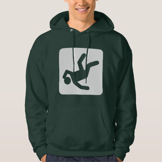 De Herfst van het Man - Wit Hoodie (Voorkant)