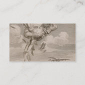 De Herfst van Icarus, 1731 (graving) Visitekaartje (Achterkant)